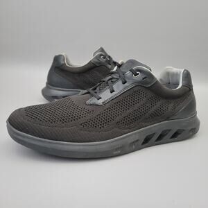 Johnston & Murphy Men's Activate Plain Toe Knit Shoes Black Size 13 M